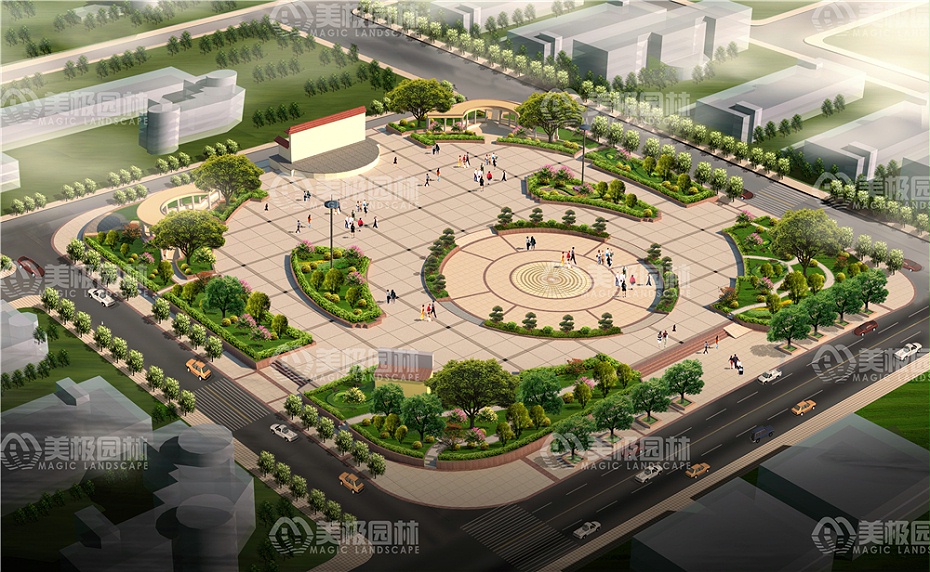 来宾WH广场景观改造设计工程