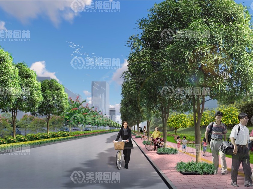 美极园林-宾阳ZQ大道改造工程