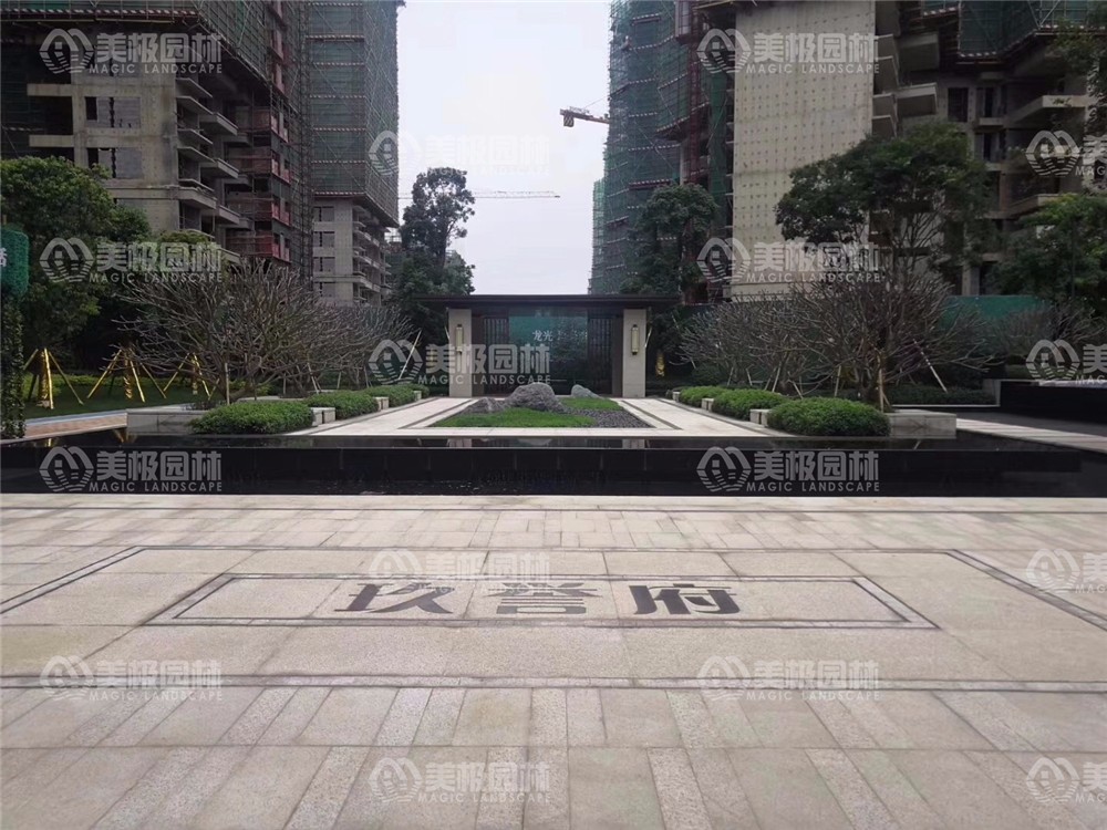 龙光-南宁玖誉府园林景观施工
