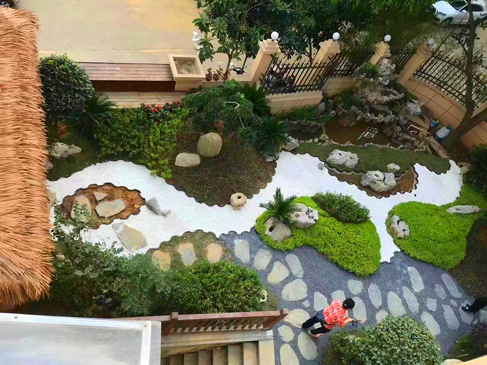 南宁市大自然花园别墅花园景观工程