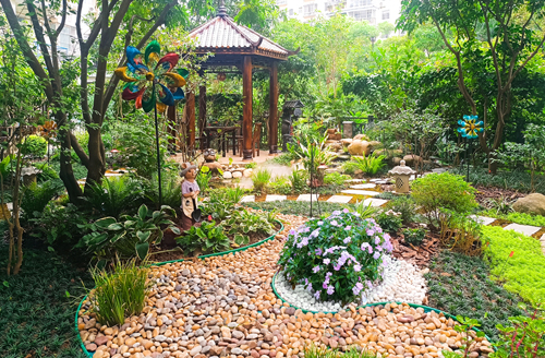 南宁翡翠园露台景观花园